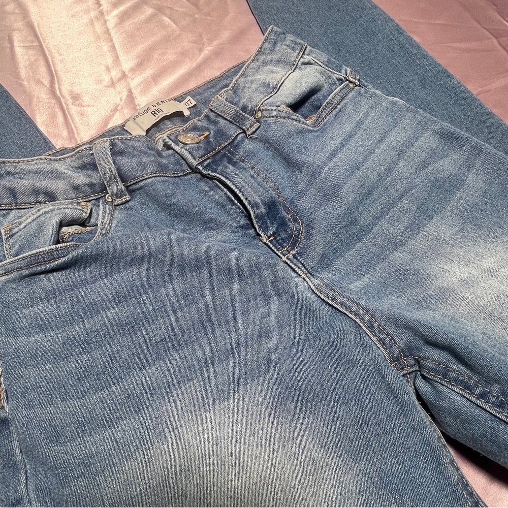 medium wash jeans